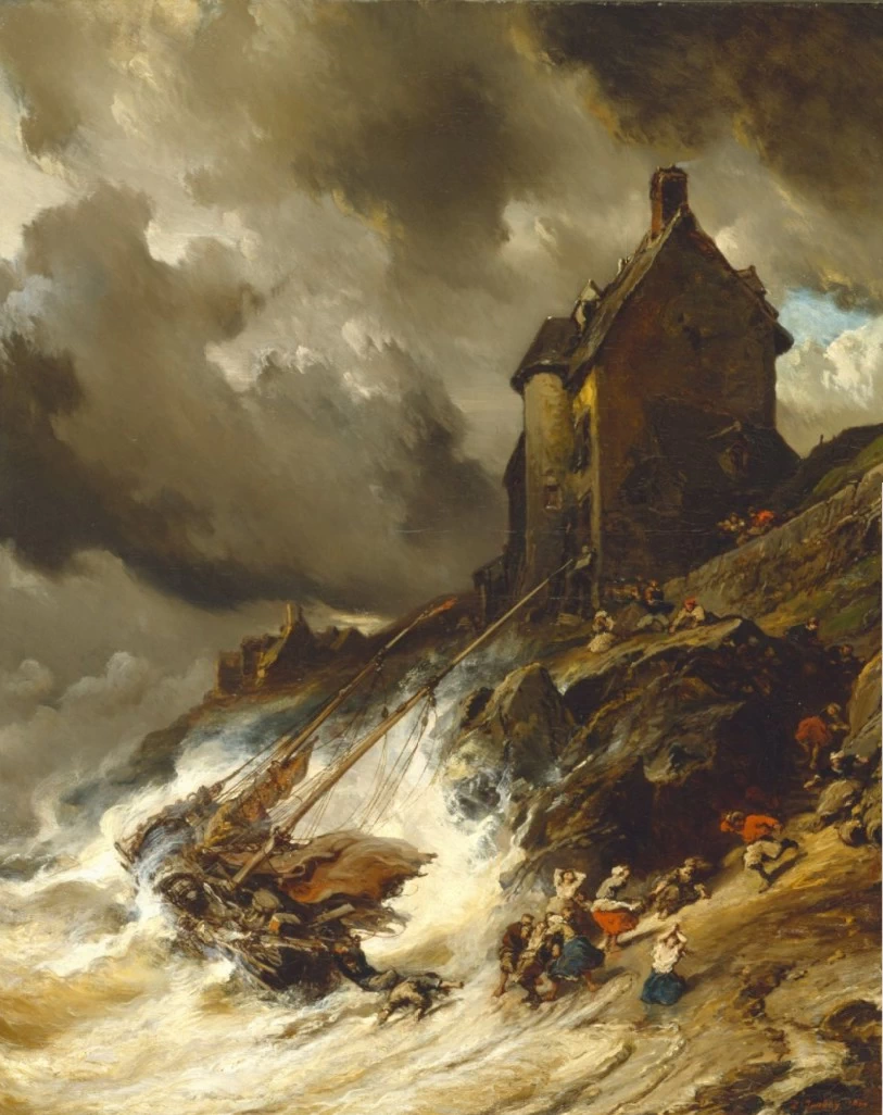 Il relitto, 1854